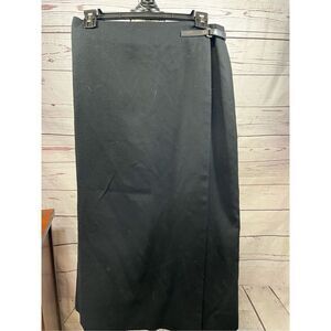 Josephine Chaus 10 petite 100% wool black‎ skirt - 2465